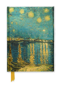 Flame Tree Notebook (Van Gogh Starry Night Over the Rhone)