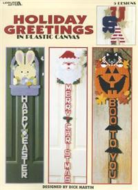 Holiday Greetings in Plastic Canvas