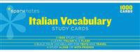 Sparknotes Italian Vocabulary Study Cards