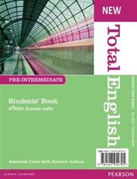 New Total English Pre-Intermediate eText Students' Book Access Card
