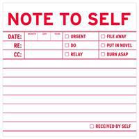 Note to Self Sticky