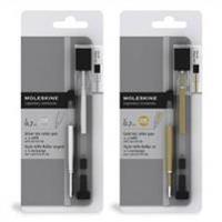 Moleskine Classic Roller Pen Metallic Silver - Medium 0.7mm