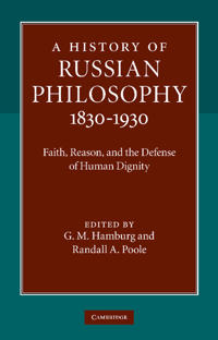 A History of Russian Philosophy 1830-1930