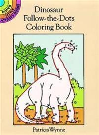 Dinosaur Follow-The-Dots Coloring Book