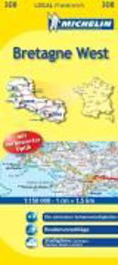 Michelin Localkarte Bretagne West 1 : 150 000