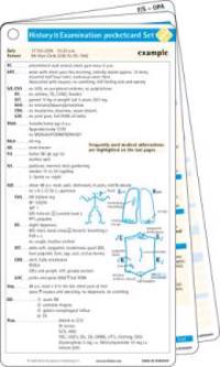 History and Examination Pocketcard Set