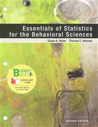Essentials of Statistics for the Behavioral Sciences