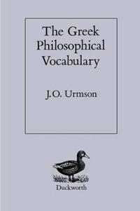 The Greek Philosophical Vocabulary
