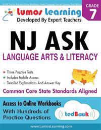 NJ Ask Practice Tests and Online Workbooks: Grade 7 Language Arts and Literacy, Third Edition: Common Core State Standards, Njask 2014
