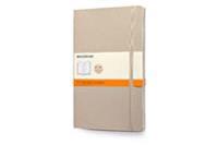Moleskine Classic Large Ruled Notebook: Khaki Beige