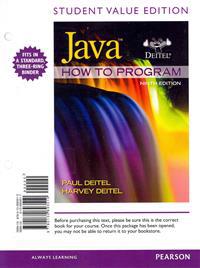 Java: How to Program