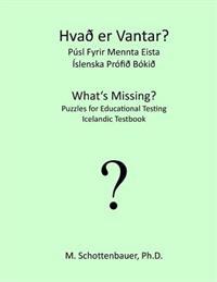 What's Missing? Puzzles for Educational Testing: Icelandic Testbook