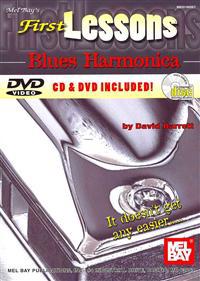 First Lessons Blues Harmonica [With CD and DVD]