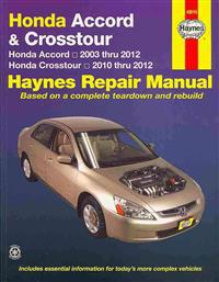 Honda Accord & Crosstour Automotive Repair Manual