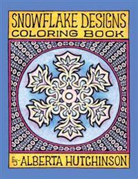 Snowflake Designs Coloring Book: 24 Designs in Elaborate Frames
