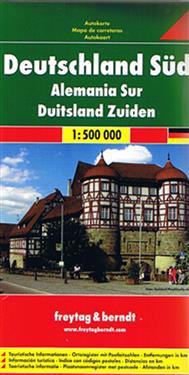 Southern Germany Road Map