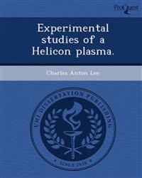 Experimental studies of a Helicon plasma.