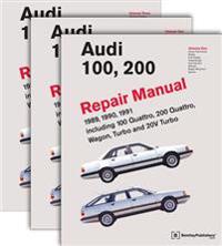 Audi 100, 200 Official Factory Repair Manual 1989-91