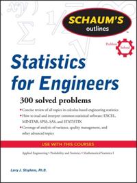 Schaum's Outlines Statistics for Engineers