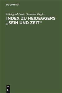 Index Zu Heideggers Sein Und Zeit