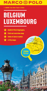 Belgium / Luxembourg Marco Polo Maps