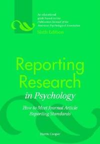 Reporting Research in Psychology
