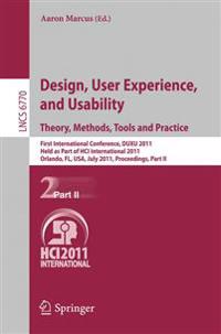 Design, User Experience, and Usability: Theory, Methods, Tools and Practice