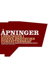 Åpninger; lesninger i Hanne Ørstaviks forfatterskap