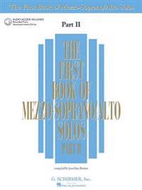The First Book of Mezzo-Soprano/Alto Solos, Part II [With 2 CD's]