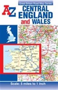 Central England & Wales Road Map