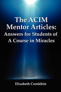The Acim Mentor Articles