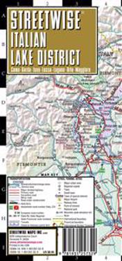Streetwise Italian Lake District Map - Laminated Regional Map of the Italian Lake District: Folding Pocket Size Travel Map