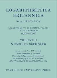 Logarithmetica Britannica