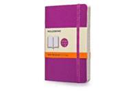 Moleskine Classic Colored Notebook, Pocket, Ruled, Orchid Purple, Soft Cover (3.5 X 5.5)