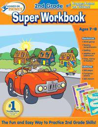 Hooked on Phonics 2nd Grade Super Workbook [With Poster]