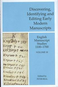 English Manuscript Studies 1100-1700