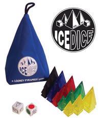 IceDice: A Looney Pyramids Game [With 2 Dice and 30 Pyramids, Rules for 2 Games, Bonus Board]