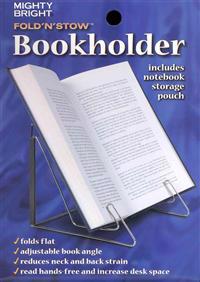 Mighty Bright Fold 'n' Stow Book Holder [With Plastic Notebook Storage Pouch]