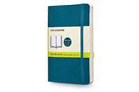 Moleskine Classic Colored Notebook, Pocket, Plain, Underwater Blue, Soft Cover (3.5 X 5.5)