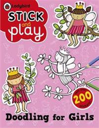 Doodling for Girls: Ladybird Stick and Play Activity Book