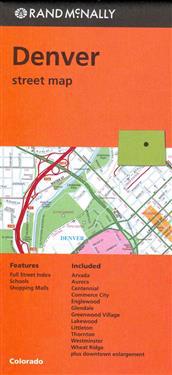 Folded Map Denver Co