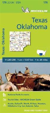 Texas - Oklahoma Zoom Map 176