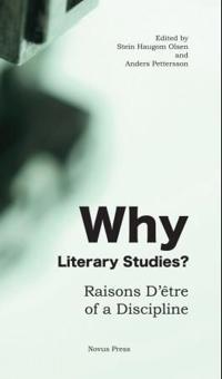 Why literary studies?; raisons d'être of a discipline