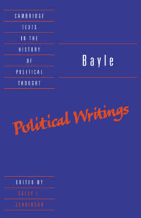 Bayle: Political Writings
