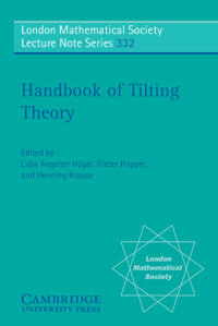 Handbook of Tilting Theory