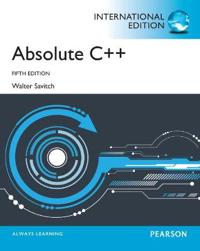 Absolute C++ with MyProgrammingLab: International Editions