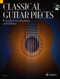 Classical Guitar Pieces: 50 Easy-To-Play Pieces in Standard Musical Notation and Tabulature [With CD (Audio)]