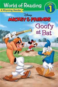 Goofy at Bat: A Rhyming Reader