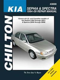 Chilton Repair Manual Kia Sephia & Spectra 1994-09