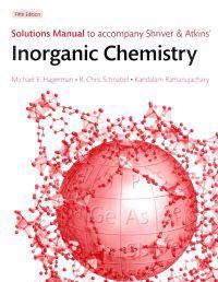 Solutions Manual for Inorganic Chemistry